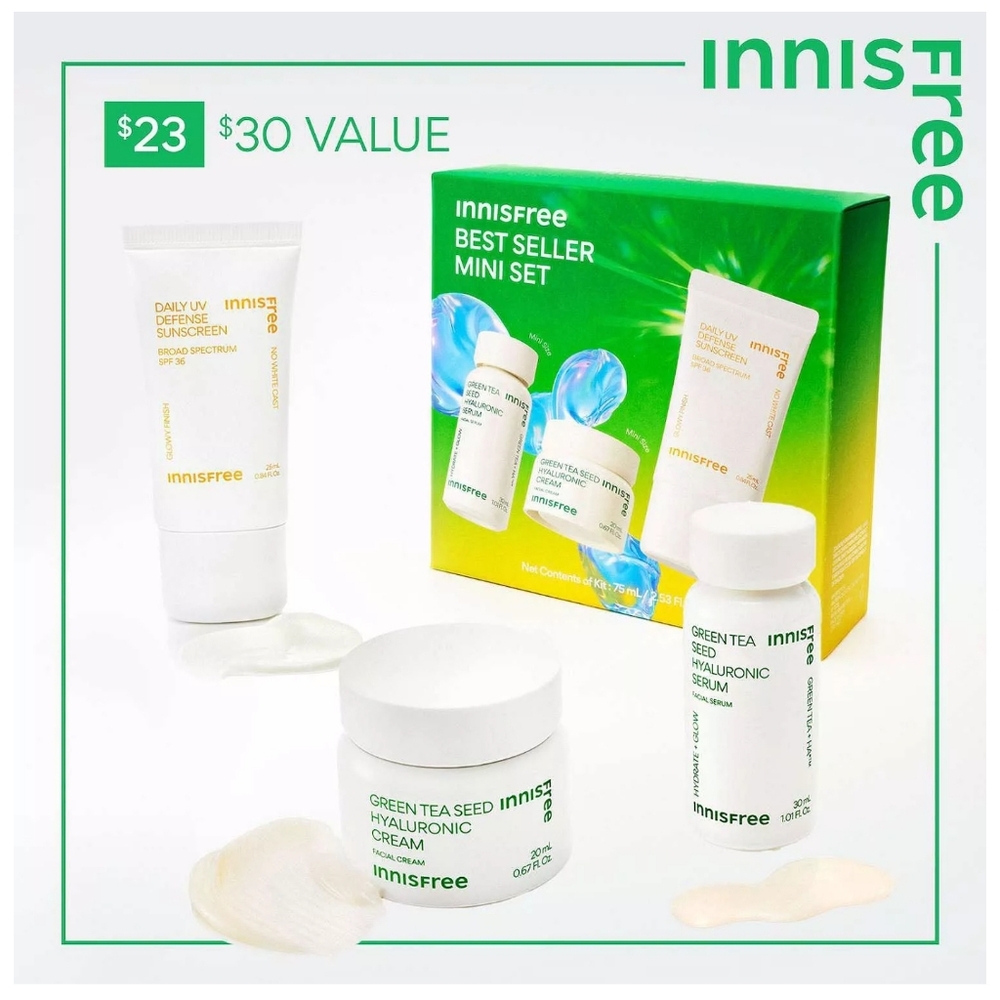 Green Tea Seed Skincare Mini Set Nwt - Picture 2 of 4